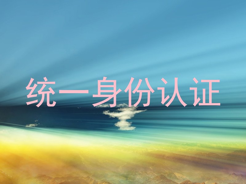统一身份认证