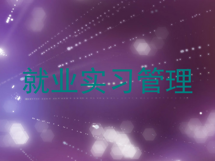 就业实习管理