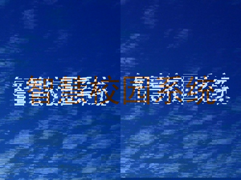 智慧校园系统