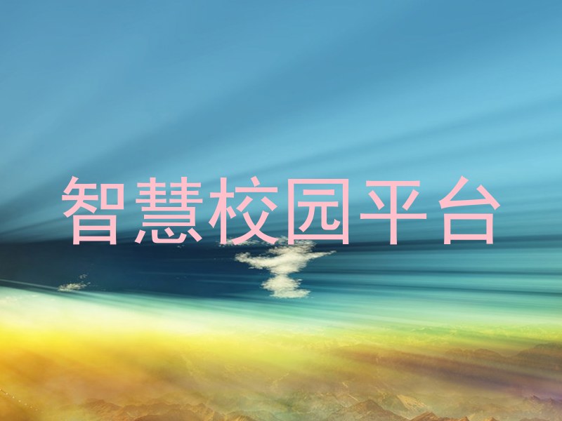 智慧校园平台