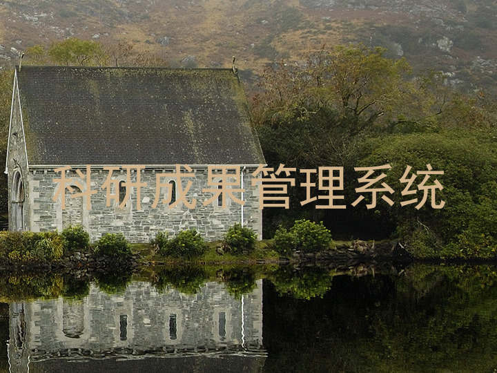 科研成果管理系统