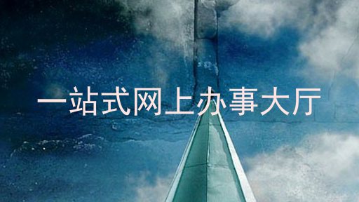 一站式网上办事大厅