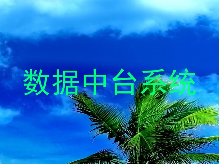 数据中台系统
