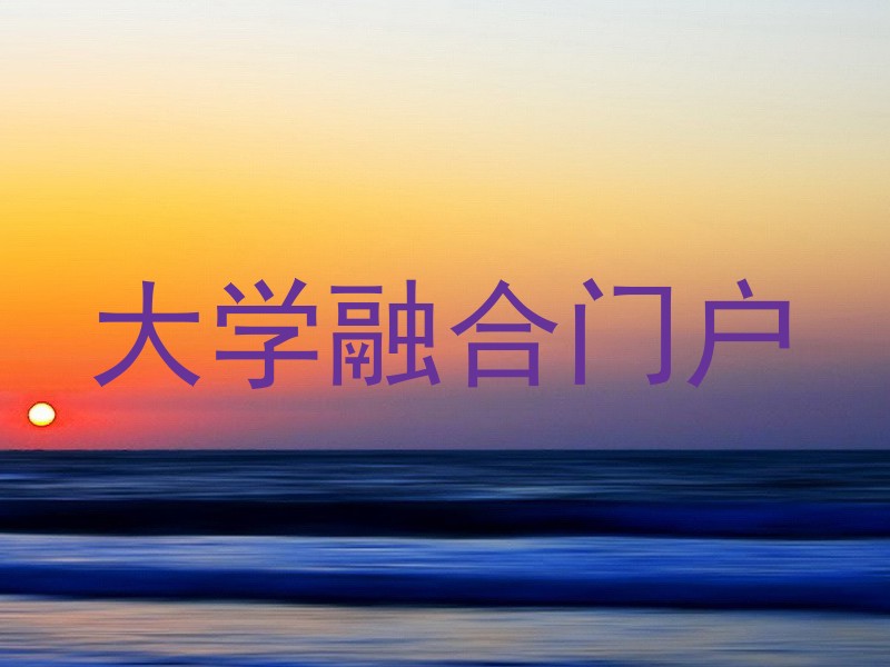 大学融合门户