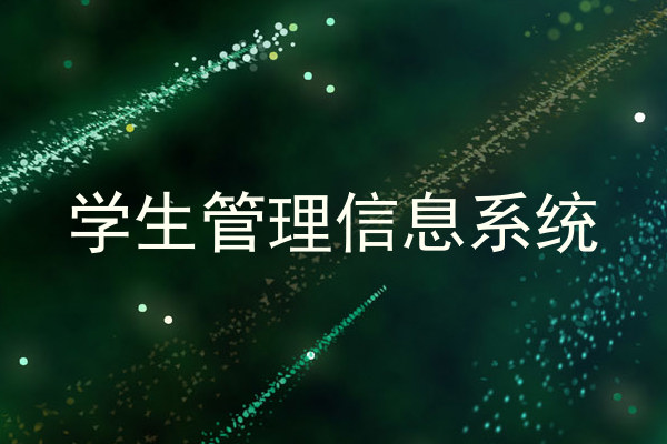 学生管理信息系统
