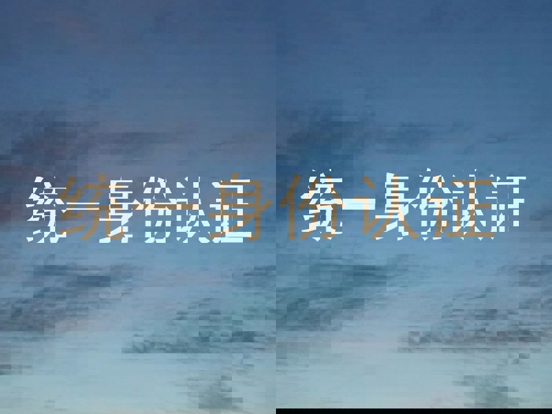 统一身份认证
