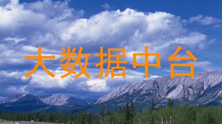 大数据中台