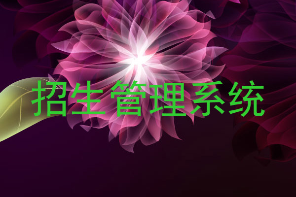 招生管理系统