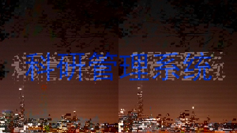 科研管理系统