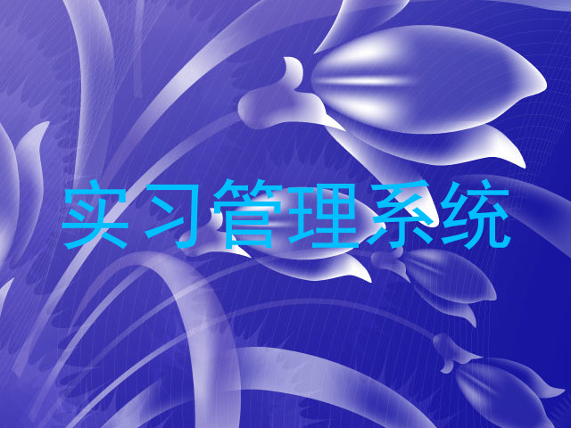 实习管理系统