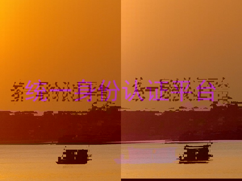 统一身份认证平台