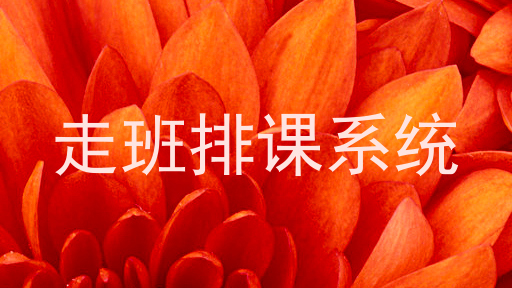 走班排课系统