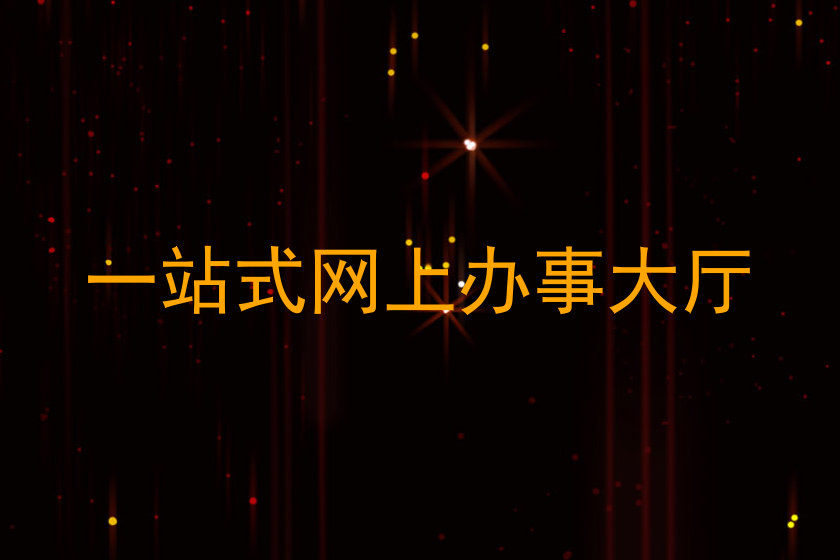 一站式网上办事大厅