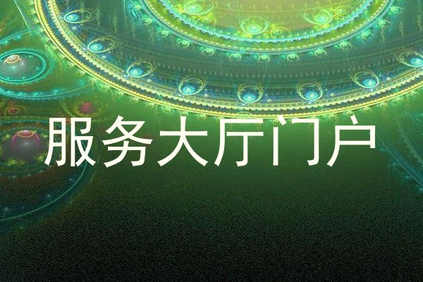 服务大厅门户
