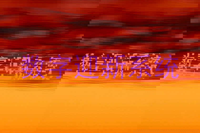 数字迎新系统