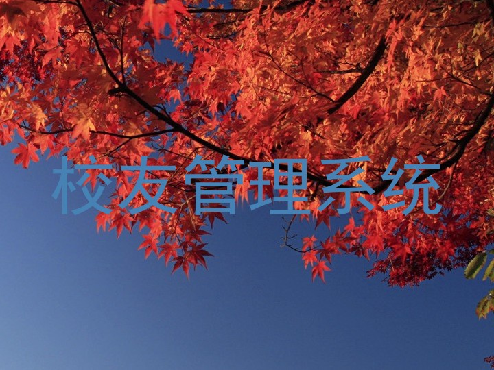 校友管理系统