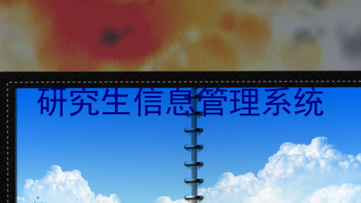研究生信息管理系统