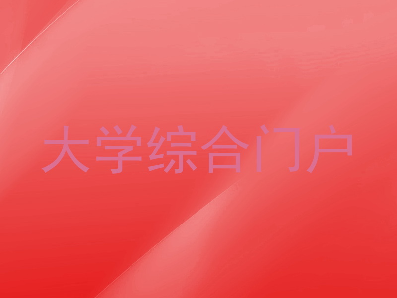 大学综合门户