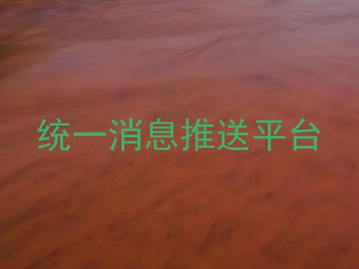 统一消息推送平台