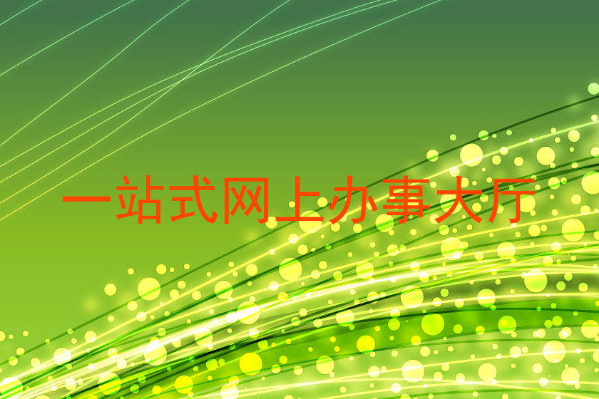 一站式网上办事大厅