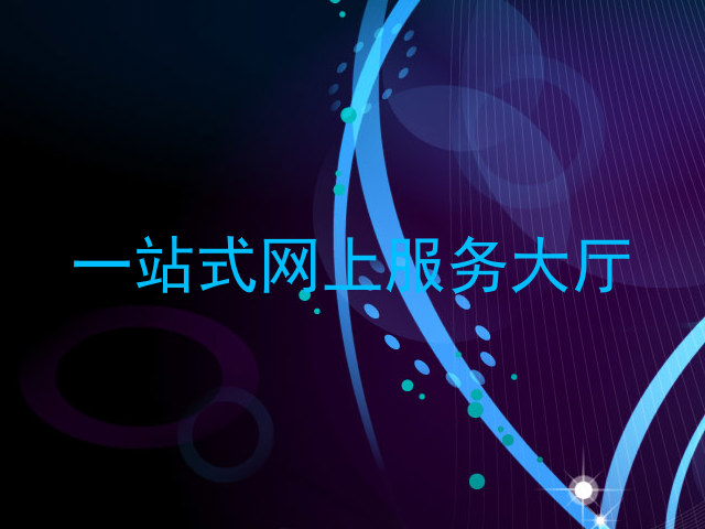 一站式网上服务大厅