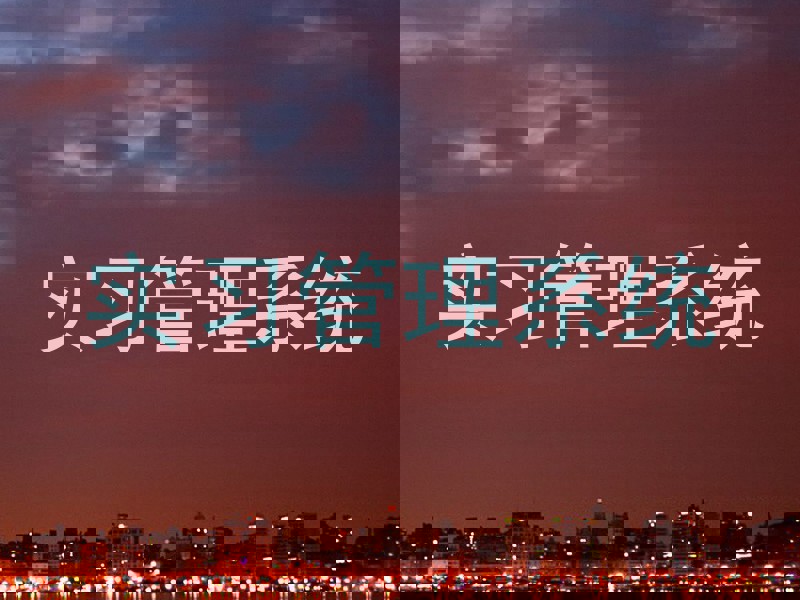 实习管理系统