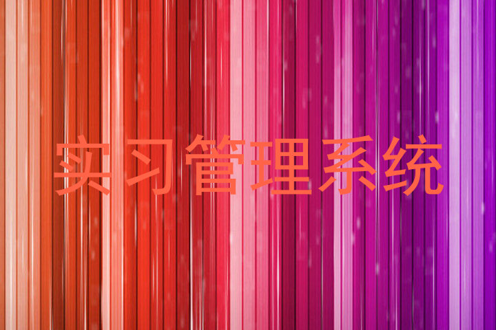 实习管理系统