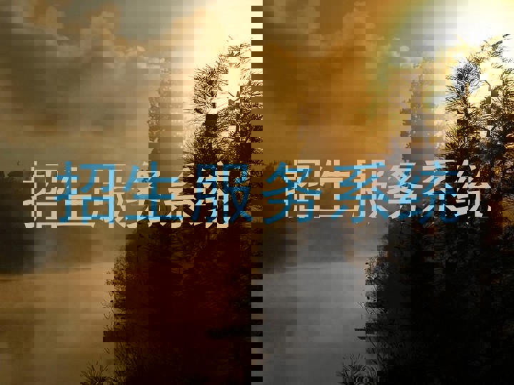 招生服务系统