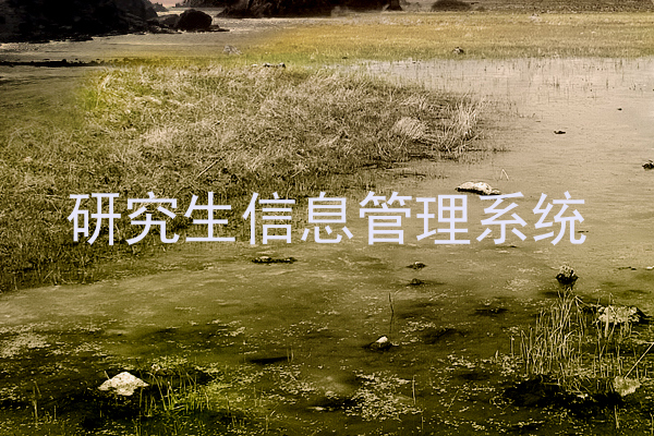 研究生信息管理系统