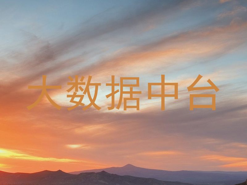 大数据中台