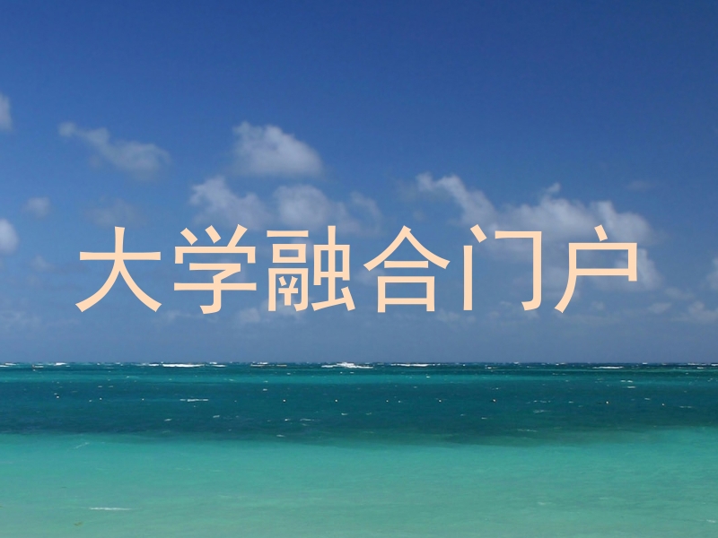 大学融合门户
