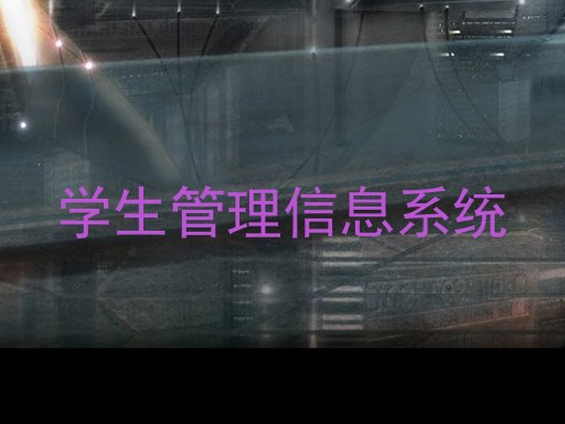 学生管理信息系统