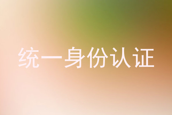 统一身份认证