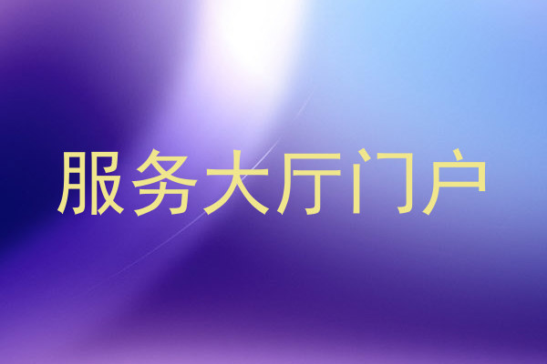 服务大厅门户