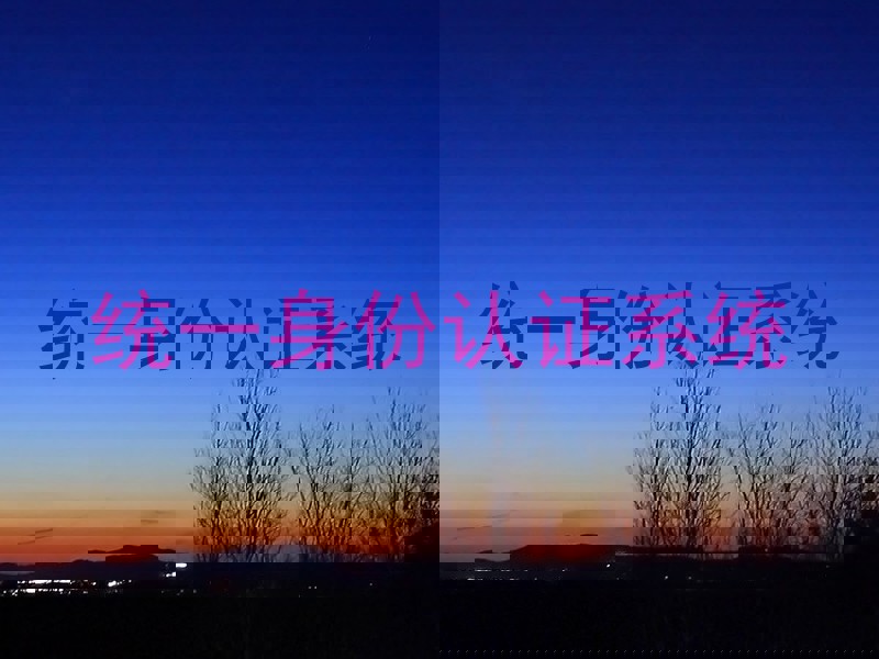 统一身份认证系统