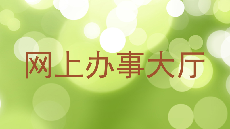 网上办事大厅