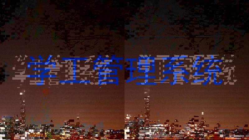 学工管理系统