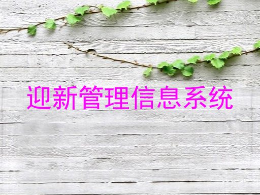 迎新管理信息系统