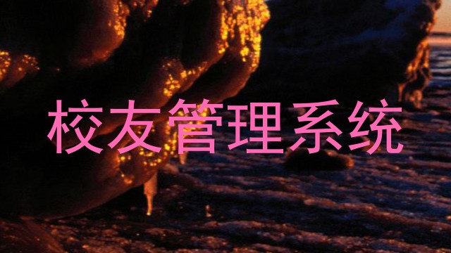 校友管理系统