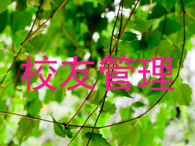 校友管理