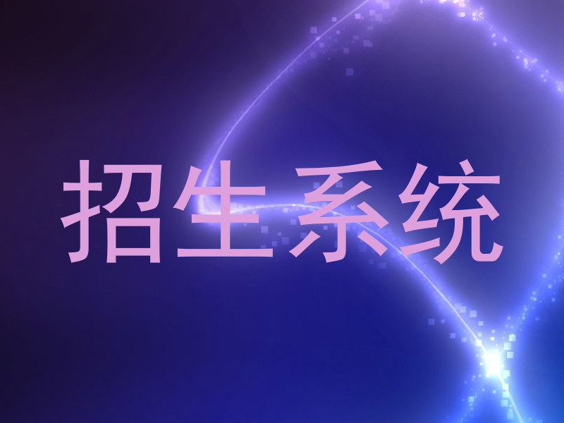 招生系统