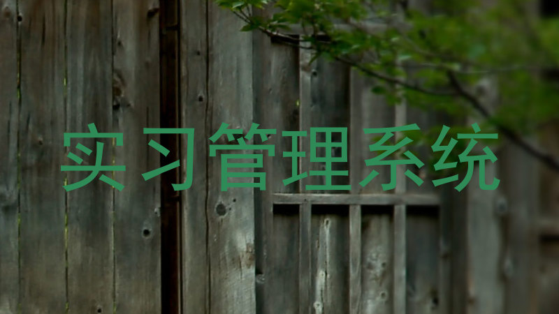 实习管理系统