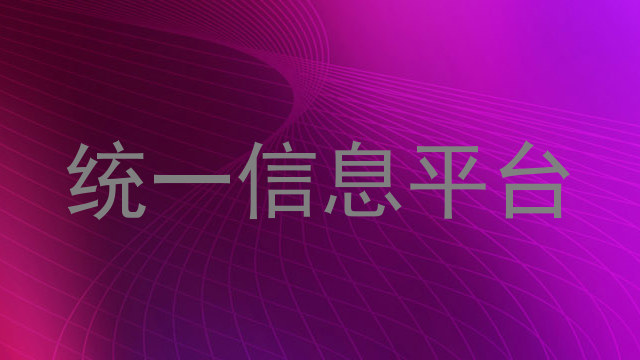 统一信息平台