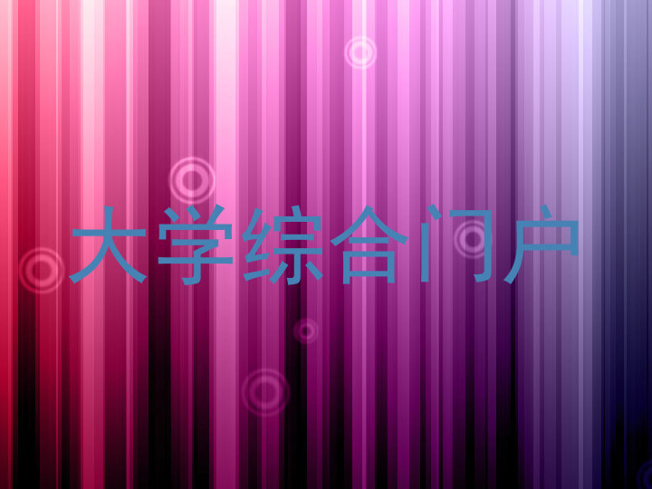 大学综合门户