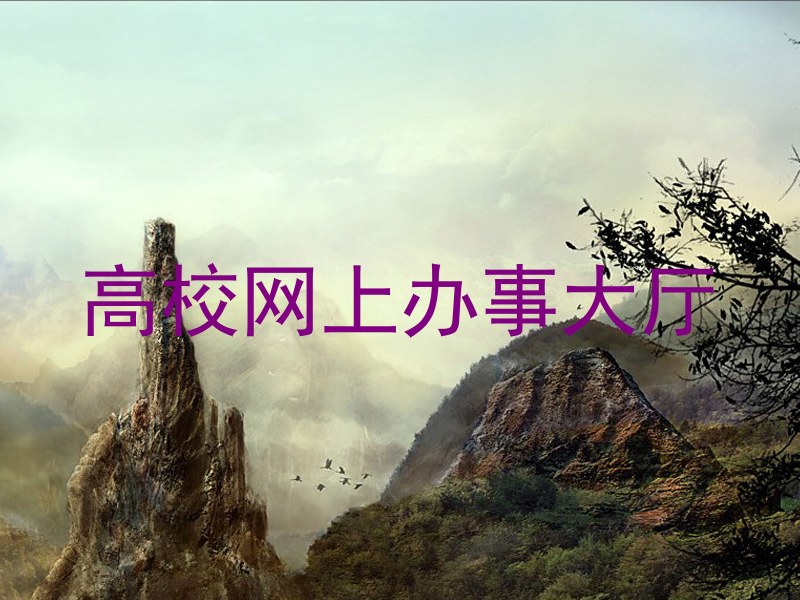 高校网上办事大厅