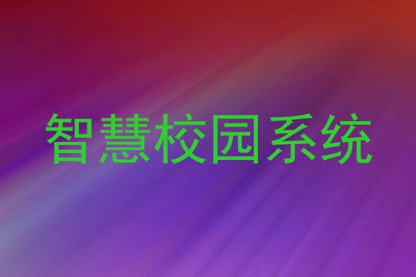 智慧校园系统