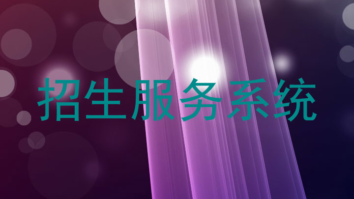 招生服务系统