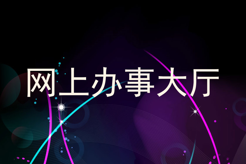 网上办事大厅