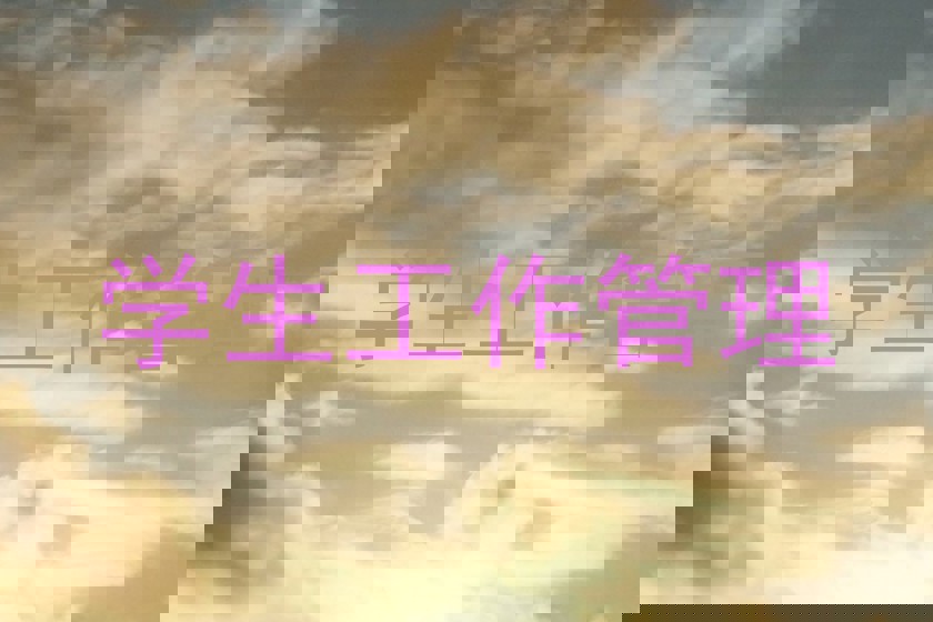 学生工作管理