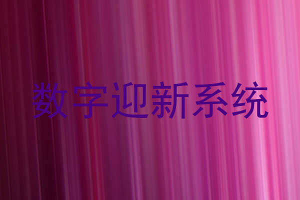 数字迎新系统